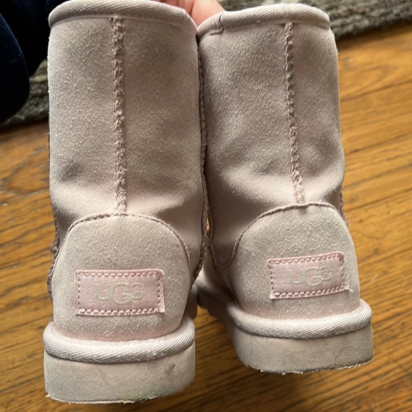 Authentic Girls Light Pink Star Confetti Uggs size 13 - Picture 7 of 12